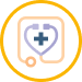 Icon of a stethoscope